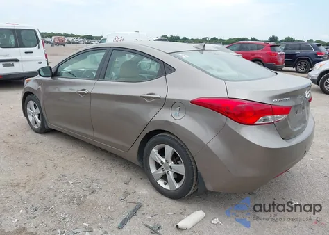 2013 Hyundai Elantra Gls из США, поврежденный, VIN 5NPDH4AE9DH186139